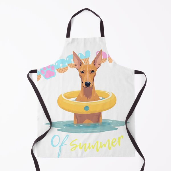 Item preview, Doggy Days of summer aesthetic summer vacation ibizan hound dog in a swimming ring designed and sold by GoodyPaws.