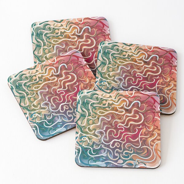 Item preview, Squiggle Lines Pattern designed and sold by Tamas Das.