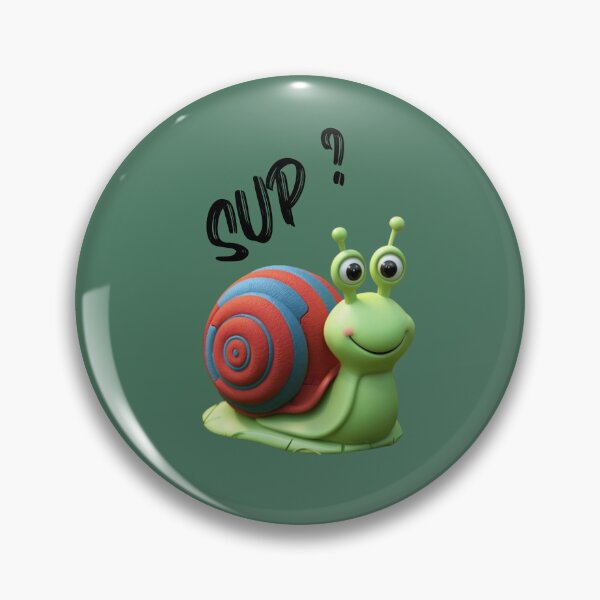 Item preview, Snail says "Sup?" designed and sold by AldeaPod.