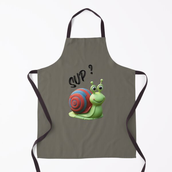 Item preview, Snail says "Sup?" designed and sold by AldeaPod.