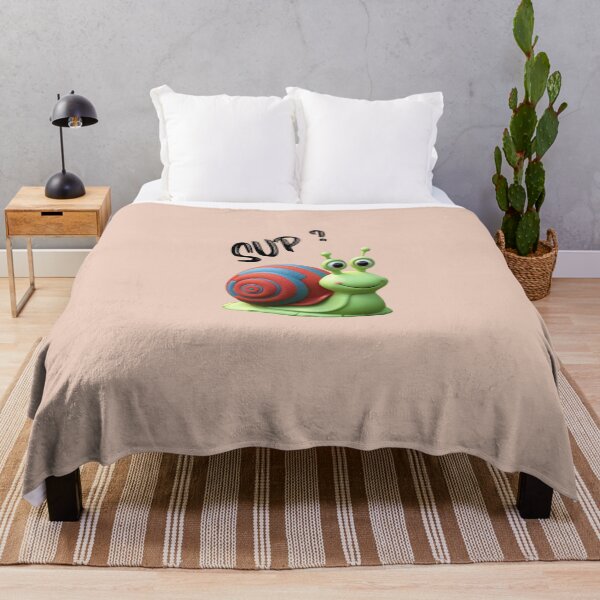 Item preview, Snail says "Sup?" designed and sold by AldeaPod.