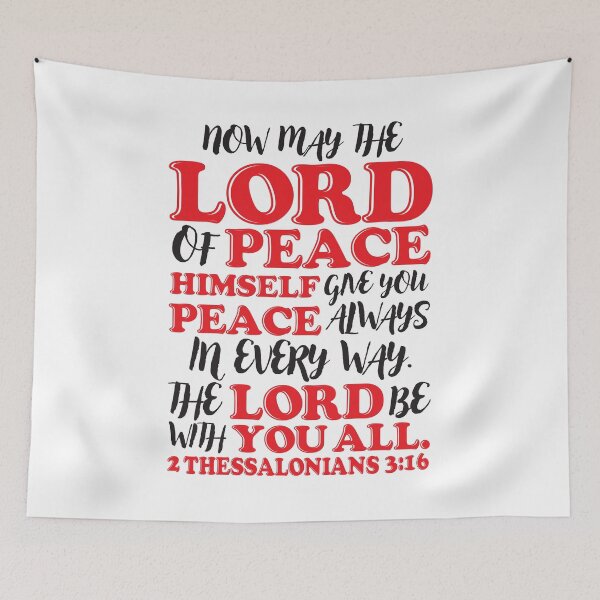 Item preview, 2 Thessalonians 3:16 May The Lord Of Peace Himself Give You Peace Always  designed and sold by plushism.