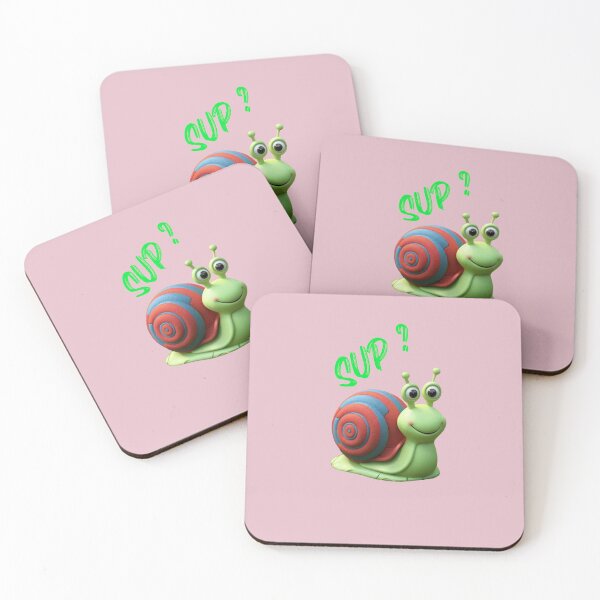 Item preview, Snail says "Sup?" designed and sold by AldeaPod.