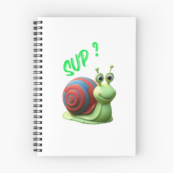 Item preview, Snail says "Sup?" designed and sold by AldeaPod.