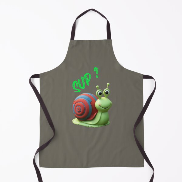 Item preview, Snail says "Sup?" designed and sold by AldeaPod.