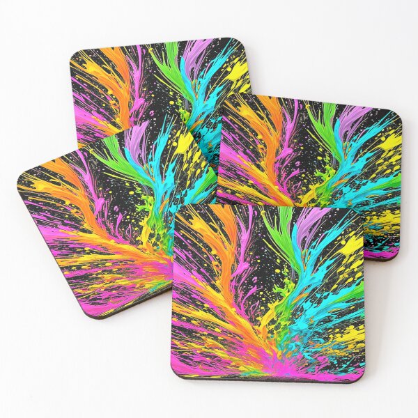 Item preview, Explosive Spectrum of Abstract Art. designed and sold by Alexzonartshop.