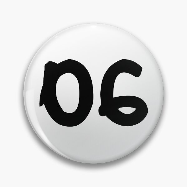 Item preview, 06, six, black, ninja  designed and sold by Numbers-Art.