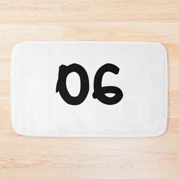 Item preview, 06, six, black, ninja  designed and sold by Numbers-Art.