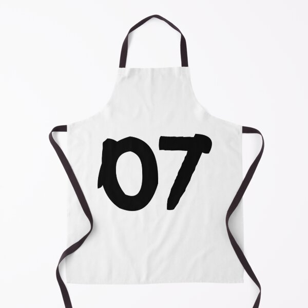 Item preview, 07, seven, black, ninja designed and sold by Numbers-Art.