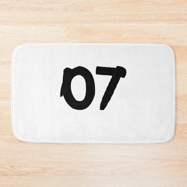 Item preview, 07, seven, black, ninja designed and sold by Numbers-Art.