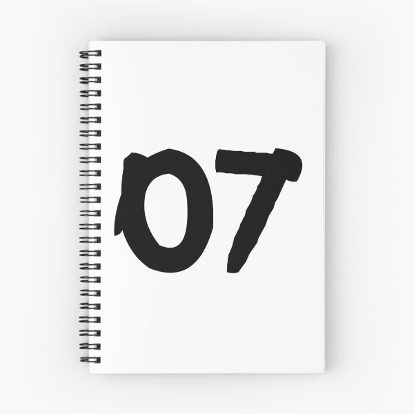 Item preview, 07, seven, black, ninja designed and sold by Numbers-Art.