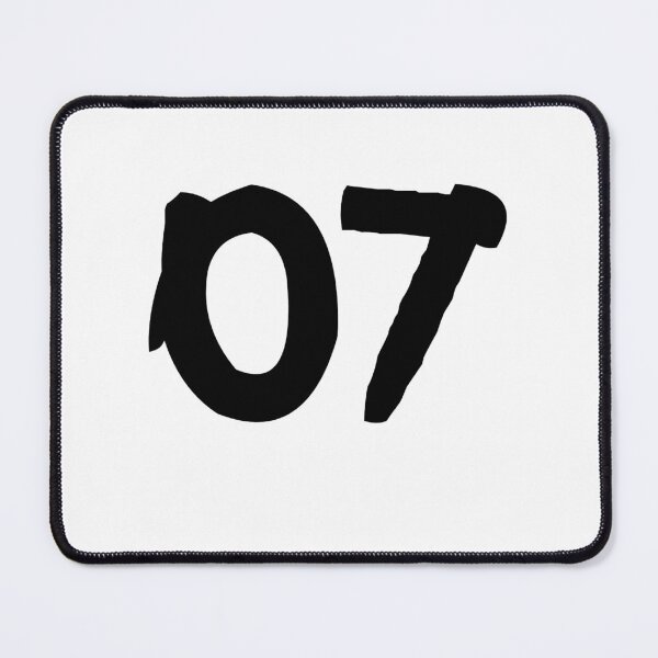 Item preview, 07, seven, black, ninja designed and sold by Numbers-Art.