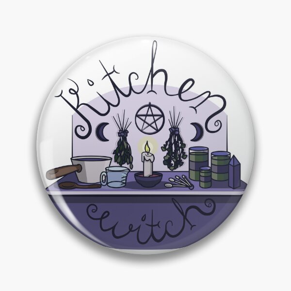 Item preview, kitchen witch countertop designed and sold by UnicornRobot.