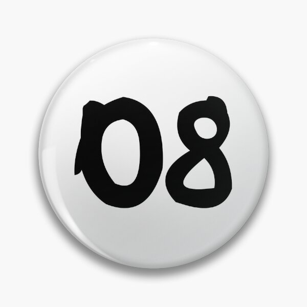 Item preview, 08, eight, black, ninja designed and sold by Numbers-Art.