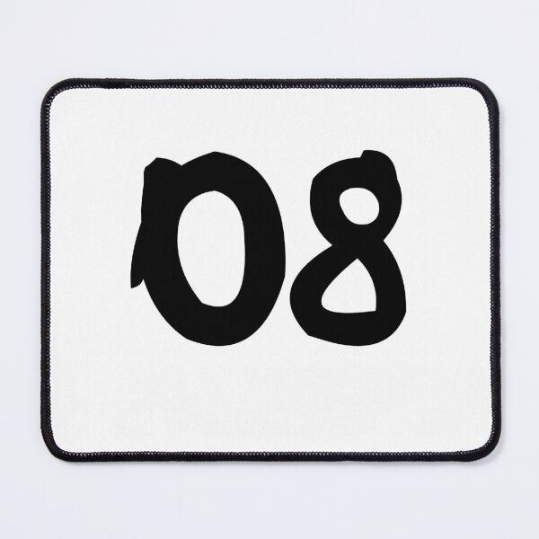 Item preview, 08, eight, black, ninja designed and sold by Numbers-Art.