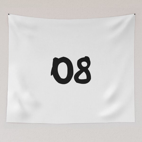 Item preview, 08, eight, black, ninja designed and sold by Numbers-Art.