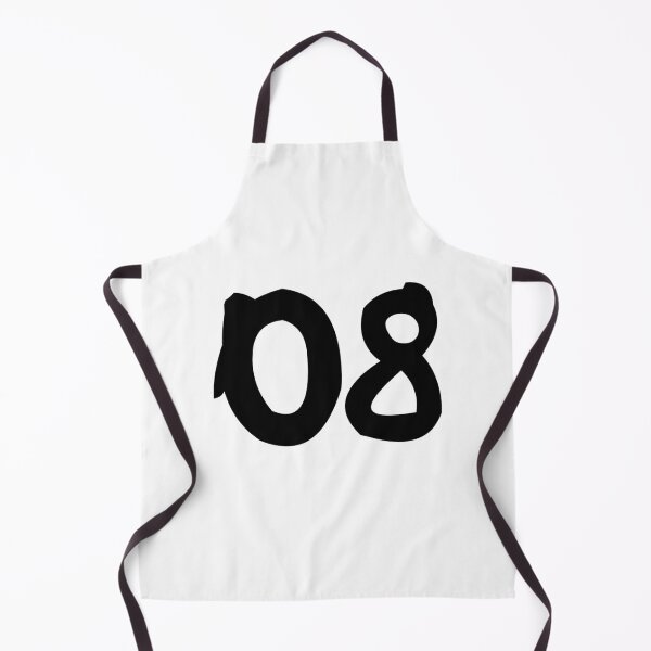 Item preview, 08, eight, black, ninja designed and sold by Numbers-Art.