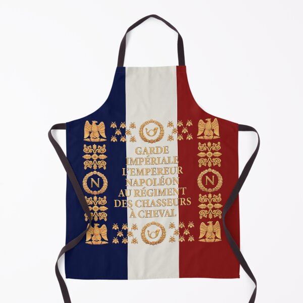 Item preview, Napoleonic French flag of the Chasseurs A cheval de la Garde designed and sold by SimonBauwelinck.