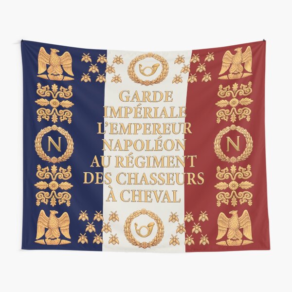 Artikel-Vorschau von Napoleonische französische Flagge der Chasseurs A cheval de la Garde, designt und verkauft von SimonBauwelinck.