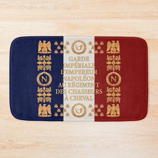 Item preview, Napoleonic French flag of the Chasseurs A cheval de la Garde designed and sold by SimonBauwelinck.