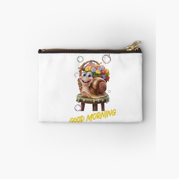 Item preview, Snail says, "Good Morning!" designed and sold by AldeaPod.