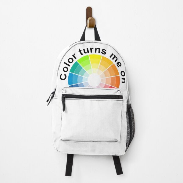 Item preview, The inscription: "Color turns me on"- color wheel/1 designed and sold by My-fake-places.