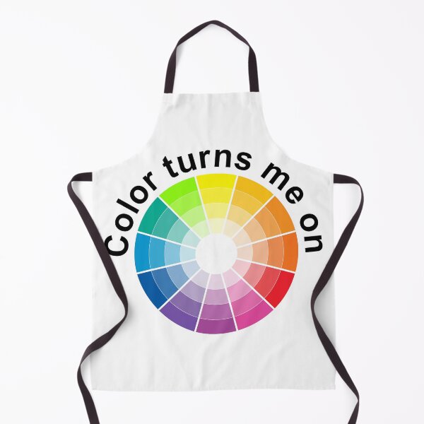 Item preview, The inscription: "Color turns me on"- color wheel/1 designed and sold by My-fake-places.