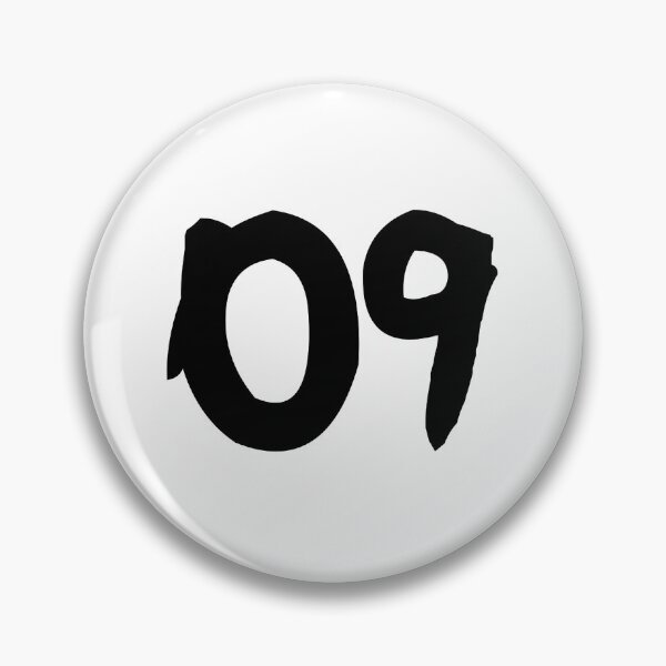 Item preview, 09, nine, black, ninja designed and sold by Numbers-Art.