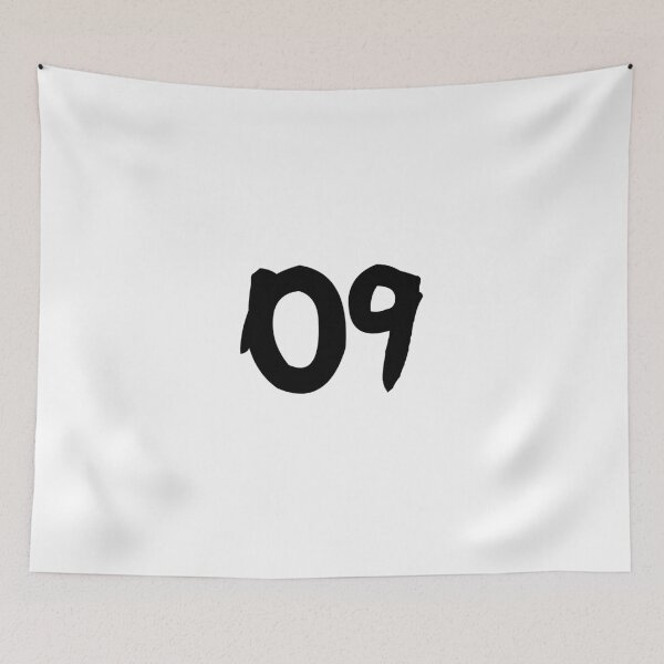 Item preview, 09, nine, black, ninja designed and sold by Numbers-Art.