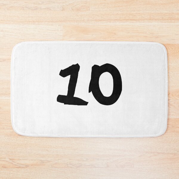 Item preview, 10, ten, black, ninja designed and sold by Numbers-Art.
