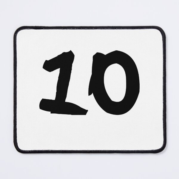 Item preview, 10, ten, black, ninja designed and sold by Numbers-Art.