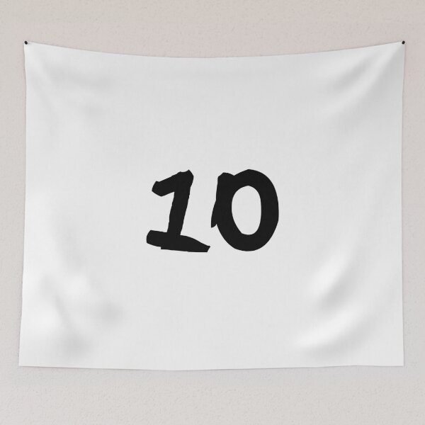 Item preview, 10, ten, black, ninja designed and sold by Numbers-Art.