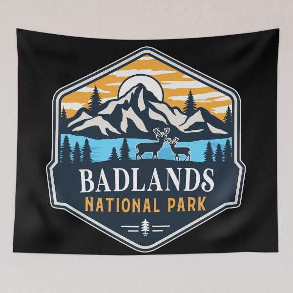 Item preview, Badlands National Park designed and sold by graphic-map.