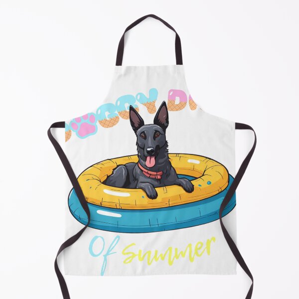 Item preview,  Doggy Days of summer aesthetic summer vacation dutch shepherd dog in a swimming ring  designed and sold by GoodyPaws.