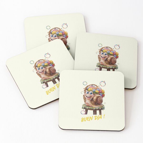 Item preview, Snail says, "Buen Dia!" designed and sold by AldeaPod.