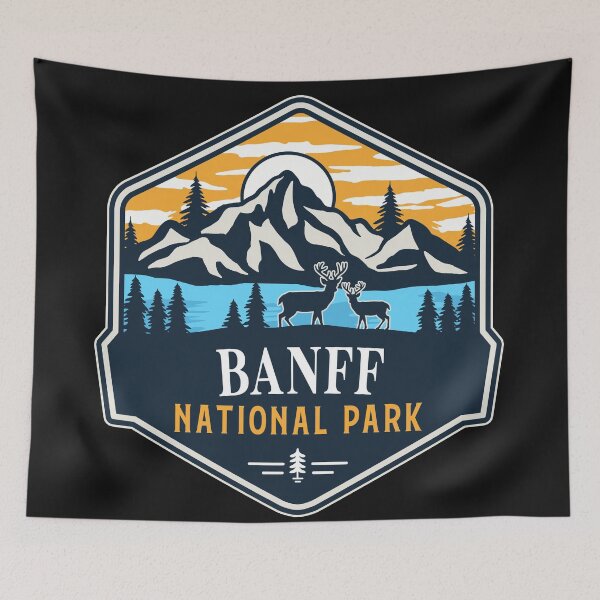 Artikelvorschau, Banff Nationalpark entworfen und verkauft von graphic-map.