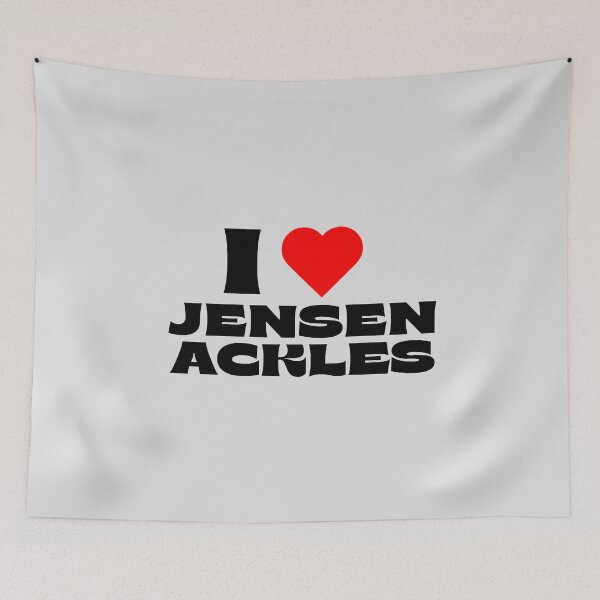 Item preview, I Love Jensen Ackles - Black Fonts designed and sold by Itsheartshop.