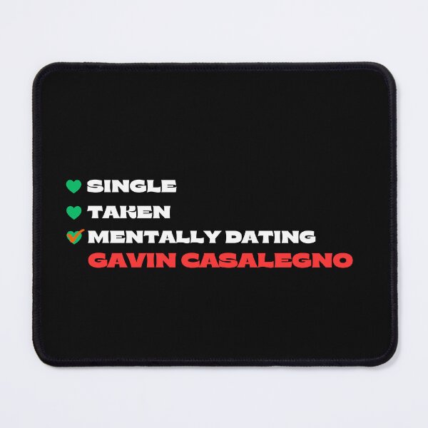 Item preview, Mentally Dating Gavin Casalegno - White Fonts designed and sold by Itsheartshop.