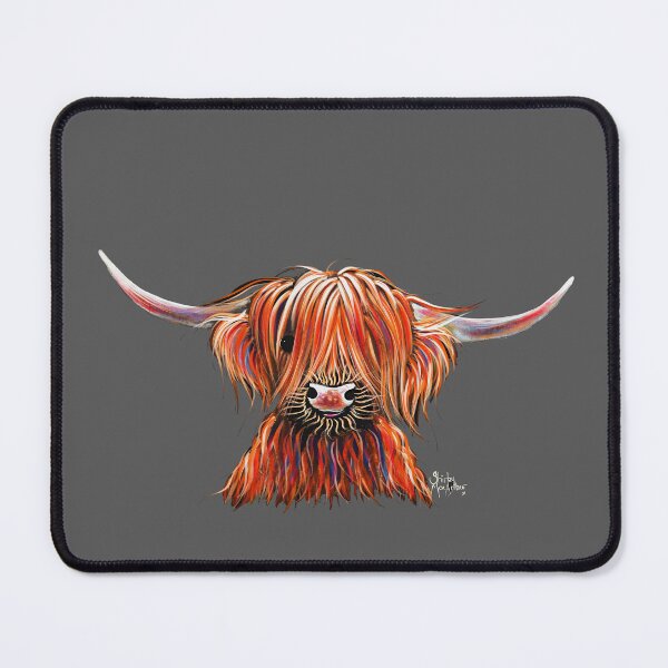 Item preview, CoW PRiNT SCoTTiSH HiGHLaND ' HeNRY G oN GReY ' by SHiRLeY MacARTHuR designed and sold by Shirley MacArthur Art.