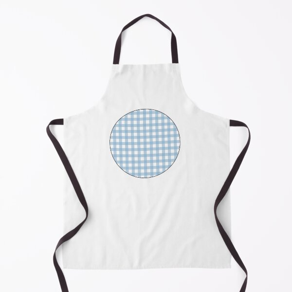 Item preview, Blue gingham pattern circle designed and sold by Articbee.