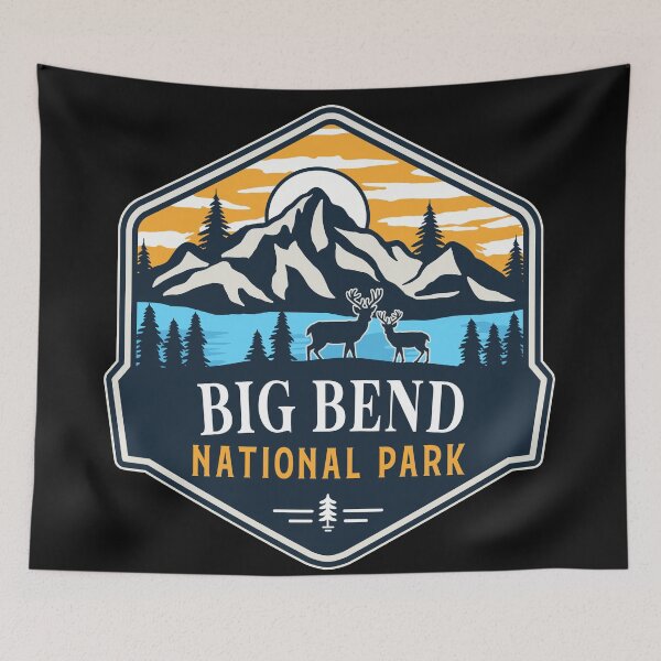 Item preview, Big Bend National Park designed and sold by graphic-map.