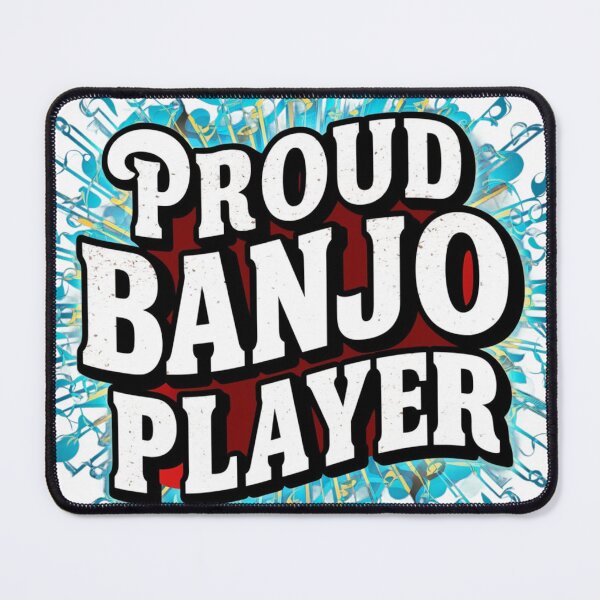 Item preview, Graphic with the inscription "Proud Banjo Player" designed and sold by MyNiceDesigns.