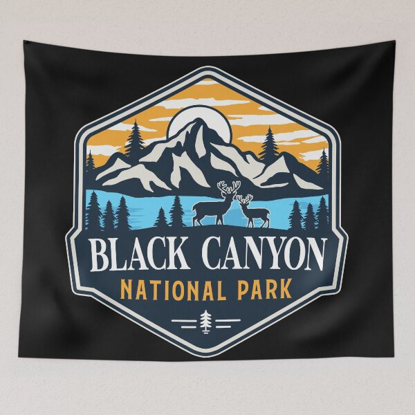 Item preview, Black Canyon National Park designed and sold by graphic-map.