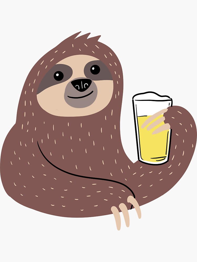 Beer Sloth by Kittyworks