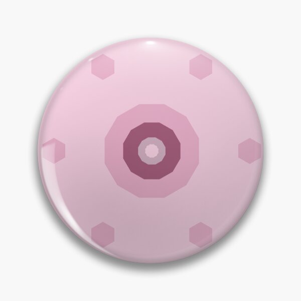 Item preview, Geometric Dusky Rose Colorful Bullseyes And Hexagons designed and sold by Triplicate Limited.