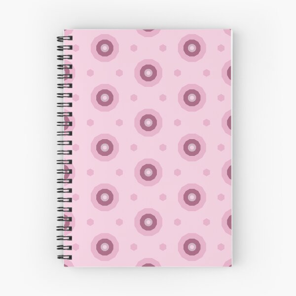 Item preview, Geometric Dusky Rose Colorful Bullseyes And Hexagons designed and sold by Triplicate Limited.