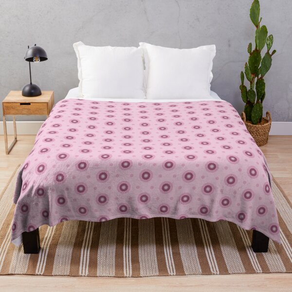 Item preview, Geometric Dusky Rose Colorful Bullseyes And Hexagons designed and sold by Triplicate Limited.