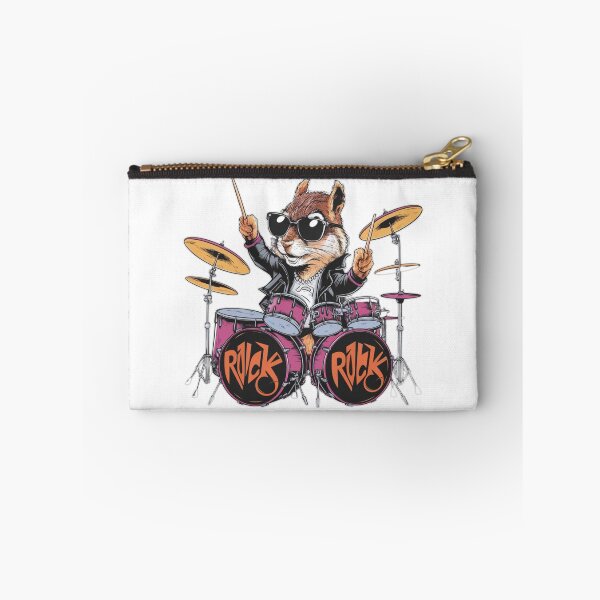 Item preview, Squirrel playing drums designed and sold by MyNiceDesigns.