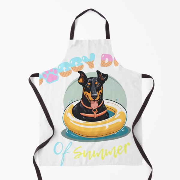 Item preview, Doggy Days of summer aesthetic summer vacation beauceron dog in a swimming ring  designed and sold by GoodyPaws.