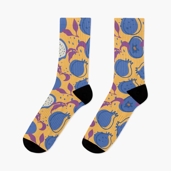 Item preview, Juicy fruit delicious blue pomegranate pattern designed and sold by Deepness2023.